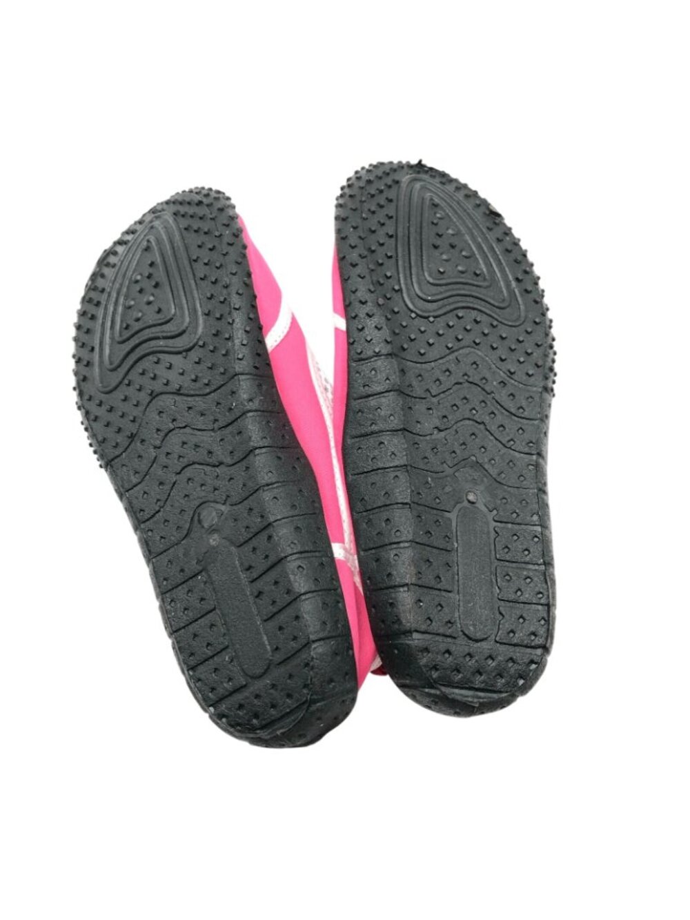 Star Bay Womens Water Shoes Fabric Mesh Hook & Loop Pink White Size 8 - Picture 4 of 5